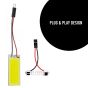 Allextreme EXSDM01 32 SMD Universal Car Interior Super Bright Roof Light Reading Dome Bulb Lamp with Festoon Holder (1.6W, White,1 Pc)