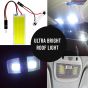 Allextreme EXSDM01 32 SMD Universal Car Interior Super Bright Roof Light Reading Dome Bulb Lamp with Festoon Holder (1.6W, White,1 Pc)