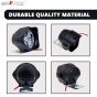Allextreme EXL6FLW Universal LED Fog Light Driving Work Lamp for Bike Cars and Motorcycle (6 Led, 2Pcs)