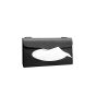 AllExtreme EXCTH01B PU Leather Car Sun Visor Tissue Holder Napkin Organizer Storage Bag for SUV (22.86x12.7cm)