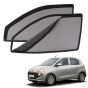 AllExtreme EXCBHS8 Car Blind Breathable Sun Shades for Front & Rear Glass Mesh Curtain Glare Reduction Net Pullover UV Protection Compatible with Hyundai Santro (Black, Pack of 4)