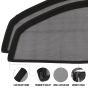 AllExtreme EXCBMC2 Car Blind Breathable Sun Shades for Front & Rear Glass Mesh Curtain Glare Reduction Net Pullover UV Protection Compatible with Maruti Celerio (Black, Pack of 4)