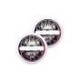 Allextreme Car Projector Lamp LED 1200LM Headlight 12 Watt Driving Headlamp High Low Beam Chip Multicolour DRL Fog Light for SUVs Trucks Sedans Motorcycle