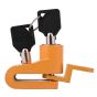 AllExtreme EXMDBY01 Mini Anti Theft Disc Brake Security Lock for Bicycle and Motorcycle (Yellow)