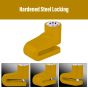 AllExtreme EXMDBY01 Mini Anti Theft Disc Brake Security Lock for Bicycle and Motorcycle (Yellow)