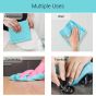 Allextreme EX6MFT Super Absorbent Car Cleaning Microfiber Cloth Towel Reusable Mitt Lint-less Dusting Ideal for All Surfaces (50X60 cm, Pack of 6, Random Color)