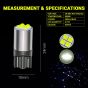 Allextreme EXLB001 Universal T10 LED Parking Light 4 SMD Bright Interior Lamp Bulb for Automobiles (White, 2 Pcs)