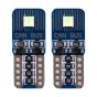 Allextreme EXLB002 Universal T10 LED Parking Light 2 SMD Bright Interior Pilot License Plate Dome Indicator Lamp Bulb for Automobiles (3W, Blue, 2 Pcs)
