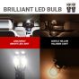 Allextreme EXLB004 Universal T10 LED Parking Light 10 SMD Bright Interior Pilot License Plate Dome Indicator Lamp Bulb for Automobiles (3W, White, 2 Pcs)