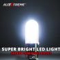 Allextreme EXLB005 BA9S LED Parking Light Super Bright White 6 SMD Car Interior License Plate Wedge Dome Trunk Dashboard Bulb for Car Bike and Motorcycle (White, 2 Pcs)