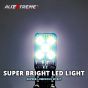 AllExtreme EXLB006 Universal T10 LED Parking Light 10 SMD Bright Interior Pilot License Plate Dome Indicator Lamp Bulb for Automobiles (2W, White, 2 Pcs)