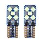 Allextreme EXLB007 Universal T10 LED Parking Light 10 SMD Bright Interior Pilot License Plate Dome Indicator Lamp Bulb for Automobiles (2W, Blue, 2 Pcs)