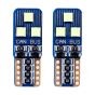 Allextreme EXLB009 Universal T10 LED Parking Light 6 SMD Bright Interior Pilot License Plate Dome Indicator Lamp Bulb for Automobiles (2W, White, 2 Pcs)