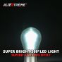 Allextreme EXLB013 LED Bulb Turn Signal Indicator Bright Lamp 18 Smd Chipset License Plate Parking Dome Light for Car Bike and Motorcycle (24W, White, 2 PCS)
