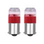 Allextreme EXLB011R LED Bulb Turn Signal Indicator Bright Lamp 6 Smd Chipset License Plate Parking Dome Light for Car Bike and Motorcycle (6W, Red, 2 PCS)