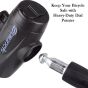 AllExtreme ‎EXCLB01 Cable Bike Lock Anti-Theft Luggage Heavy Duty Secure Locking Chain Ideal for Bikes & Motorcycles with 2 Keys(Black)