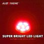 AllExtreme EXLB012 Universal T10 LED Parking Light 6 SMD Bright Interior Pilot License Plate Dome Indicator Lamp Bulb for Automobiles (3W, Red, 2 Pcs)