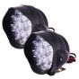 Allextreme EX15FGS Imported 15 LED Fog Light White Light Waterproof Mirror Mount Driving Work Lamp for Motorcycles and Cars (30W, 2 PCS)