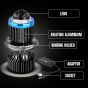 AllExtreme EX20HB1 Universal Headlight Bulb Conversion kit with Cool White Light for Car and Motorcycle (20W, Yellow & White, Pack of 1)