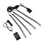 AllExtreme EX18LRC4 6W 72 LED Atmosphere Light Strip Flexible Lighting with IR Controller Wireless Remote Control Sound Sync (Multicolour)