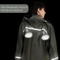AllExtreme Reusable Two-Piece Raincoat With Transparent Face Shield Detachable Hood Two Pockets Carry Pouch Water Resistant Buttoned Rain Jacket6
