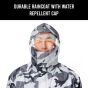 AllExtreme Reusable Two-Piece Raincoat With Transparent Face Shield Detachable Hood Two Pockets Carry Pouch Water Resistant Buttoned Rain Jacket (EXMK002-01-L)