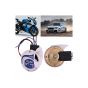 AllExtreme OLEX EXCHN01 Loud Snail Shaped Horn with 18 Magic Sound, Electric Air Siren for Motorcycle Car & Off Road Vehicle (1 Set)