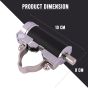 Allextreme EXHDCL1 Fork Disc Brake Lock Anti Theft 11mm Pin Wheel Locking Security with 3 Keys for Scooty, Motorcycles & Other Two Wheelers - Chrome