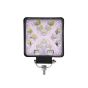Allextreme EX16WM01 16 LED Fog Light Waterproof Square Led Flood Lamp Offroad Driving Work Light for Bikes Cars and Motorcycle (48W, Yellow & White Light, 1 Pcs)