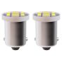 Allextreme EX-TPW2 BA9S LED Parking Light Super Bright 8 SMD Car Interior License Plate Wedge Dome Trunk Dashboard Bulb for Car Bike and Motorcycle (3W, White, 2 PCS)