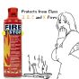 AllExtreme EXEFAP3 All Purpose Fire Extinguisher Classes ABCK Gasoline, Kitchen Grease Oil and Fats, Electric and Wood Fires for Home Apartment Office Boat Car Bike (500ml, Pack of 3)