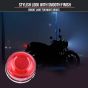 Allextreme EXTLA01 Bike Customized LED Tail Light Motorcycle Number Plate Brake Rear Lamp Compatible with Classic 350 Reborn- RED