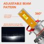 Allextreme H7 LED Headlight Conversion Kit 3200LM Headlamp 40W IP68 Water Resistant 6000K Cool White Light with 360 Degree Adjustable Driving Beam Car Sedan SUV Truck (2 Pcs)
