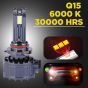 Allextreme Q15-9005 LED Headlight 150 Watt 9005 Car Driving Headlamp Bulb Lights 22000LM Chip Fog Light Ideal for Cars