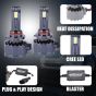Allextreme Q15-9005 LED Headlight 150 Watt 9005 Car Driving Headlamp Bulb Lights 22000LM Chip Fog Light Ideal for Cars