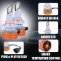 Allextreme K11-9006 LED Headlight 80 Watt 9006 Car Driving Headlamp Bulb Lights 13000LM Chip Fog Light Ideal for Cars