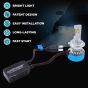 AllExtreme K10-H7 LED Headlight Conversion Kit 70W CREE LED Chips 11000LM Headlamp Bulbs Fog Light Ideal for Cars (Set of 2)