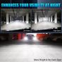 Allextreme R45-H7 LED Headlight 140 Watt H7 Car Driving Headlamp Bulb Lights 30000LM Chip Fog Light Ideal for Cars