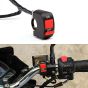 Allextreme EX-9WDL01 Off Road Driving Lamp with Switch 9 LED Round 3" Foglights for Motorcycles, Cars & Bikes (9W, White Light, 2 Pcs)