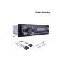 AllExtreme T-1 Car Stereo AM FM Radio Receiver/MP3 USB Aux-in Backlight Bluetooth Audio & Calling Head Unit Wireless Remote (Black)