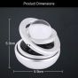 AllExtreme EXTPF0S Car Air Freshener Double Ring with Crystal Ball Solar Energy 360° Revolving Refillable Aromatherapy Diffuser Scented Perfume Fragrance (Silver)