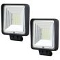 Allextreme EX-FGLW-02 64 LED Irradiation Lamp Water Resistant High-Intensity 48 Watt Power Work Light Vehicle Accessory Compatible with Cars Trucks SUV ATV(White, Pack of 2)