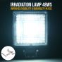 Allextreme EX-FGLW-01 64 LED Irradiation Lamp Water Resistant High-Intensity 48 Watt Power Work Light Compatible with Cars Trucks SUVs and ATVs (White, Pack of 1)