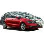 AllExtreme SRE5007 100% Tested Waterproof Car Body Cover Compatible with Skoda Rapid Triple Stitched UV Heat Resistant Indoor Outdoor Body Protection (Army Print with Mirror)