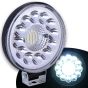 Allextreme EX-33FGL2 33 LED Car Bike Headlight Lamp IP67 High-Intensity Beam 40W Uniform Light Vehicle Accessory Compatible with Cars Bikes Trucks SUV (White, Pack of 2)