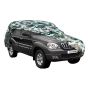 AllExtreme HTB5007 100% Tested Waterproof Car Body Cover Compatible with Hyundai Terracan Triple Stitched UV Heat Resistant Indoor Outdoor Body Protection (Army Print with Mirror)