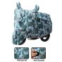 AllExtreme 100% Tested Waterproof Bike Body Cover Dustproof Indoor Outdoor UV Protection Rain Cover Compatible for Royal Enfield Bullet Avenger Karishma and above Size (Army Green, X-Large)