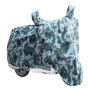 AllExtreme 100% Tested Waterproof Scooty Cover Dustproof Indoor Outdoor UV Protection Rain Bike Body Cover Compatible for Activa Maestro and All Two Wheeler Scooter (Army Green, Large)