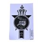 AllExtreme EX2TNS Customized Fuel/Gas Tank Pad Protector Decal Sticker Compatible with Bullet (Black)
