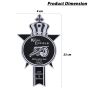 AllExtreme EX2TNS Customized Fuel/Gas Tank Pad Protector Decal Sticker Compatible with Bullet (Black)